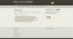 Desktop Screenshot of fourwalledcubicle.com