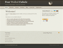 Tablet Screenshot of fourwalledcubicle.com